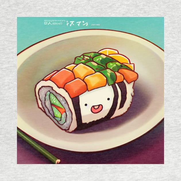 Kawaii Anime Sushi by Grassroots Green